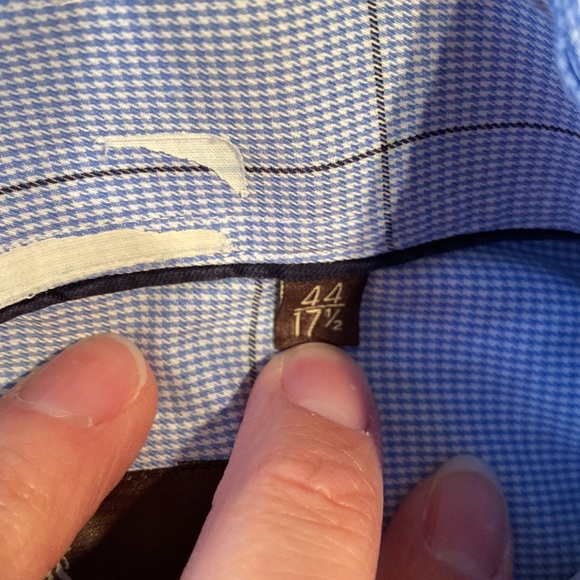 Mens Circle of Gentlemen dress shirt size 44/17 1/2 - Picture 7 of 8